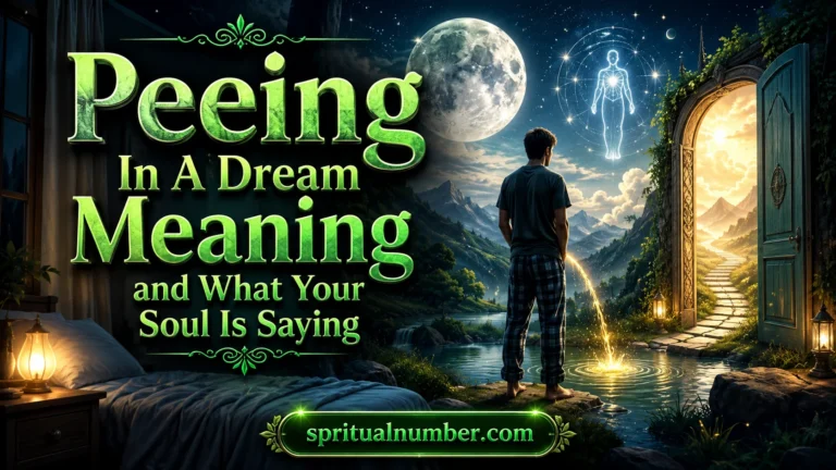 Peeing In A Dream Meaning