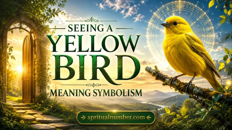 Seeing a Yellow Bird Meaning
