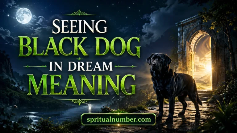 Seeing Black Dog In Dream Meaning