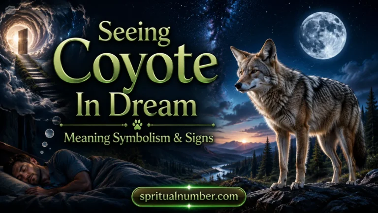 Seeing Coyote In Dream Meaning