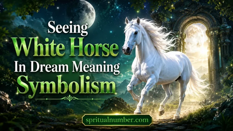 Seeing White Horse In Dream Meaning