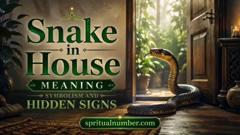 Snake in House Meaning