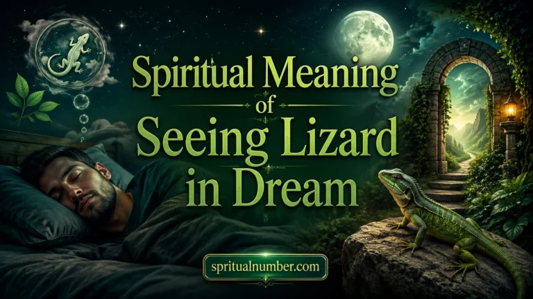 Spiritual Meaning of Seeing Lizard in Dream