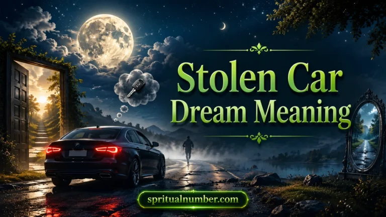 Stolen Car Dream Meaning