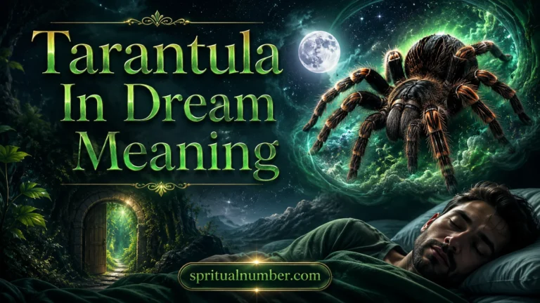 Tarantula In Dream Meaning