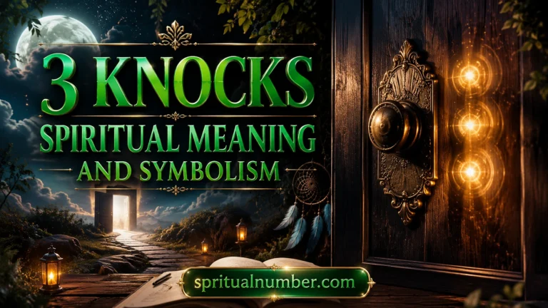 3 Knocks Spiritual Meaning and Symbolism