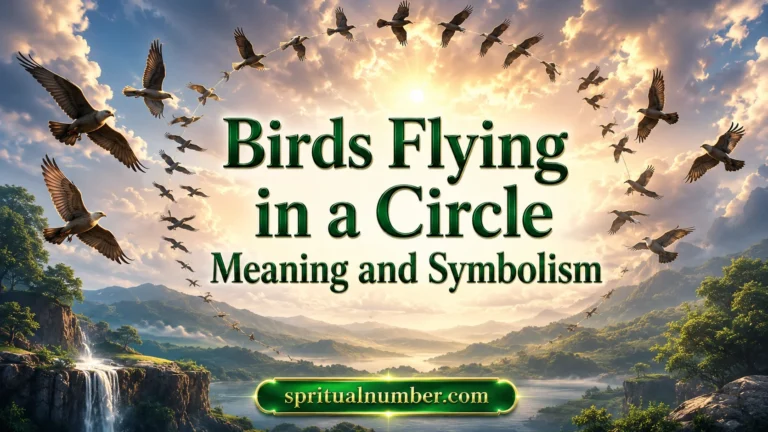 Birds Flying in a Circle Meaning and Symbolism