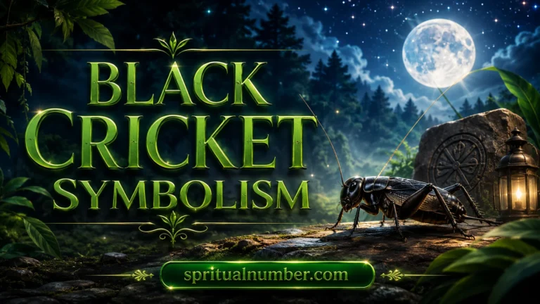Black Cricket Symbolism