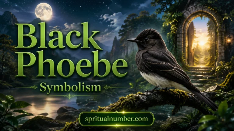 Black Phoebe Symbolism