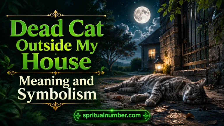 Dead Cat Outside My House Meaning and Symbolism