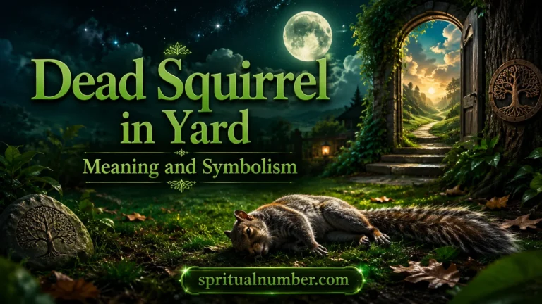 Dead Squirrel in Yard Meaning and Symbolism