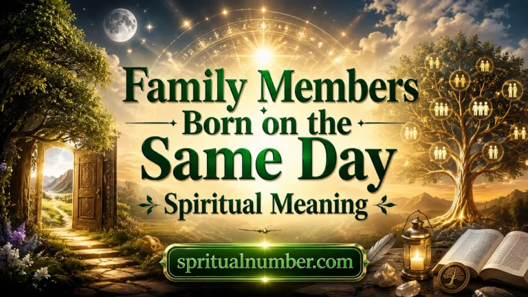 Family Members Born on the Same Day Spiritual Meaning
