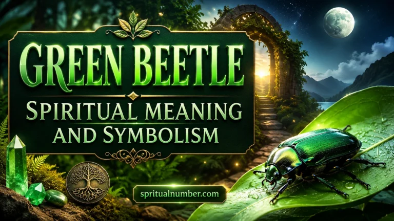 Green Beetle Spiritual Meaning and Symbolism