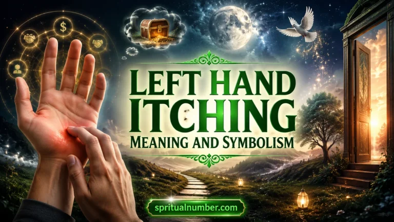 Left Hand Itching Meaning