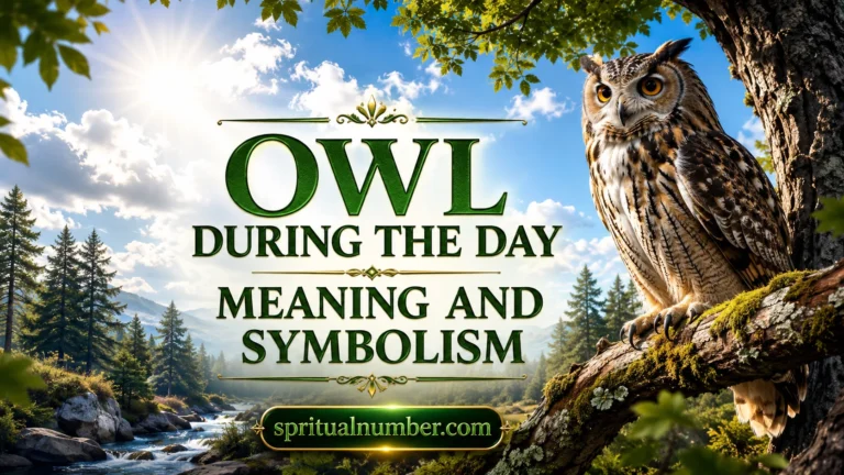 Owl During the Day Meaning Symbolism