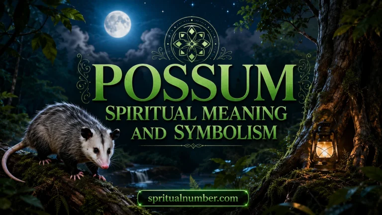 Possum Spiritual Meaning and Symbolism
