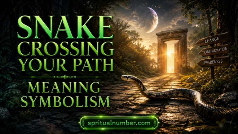 Snake Crossing Your Path Meaning