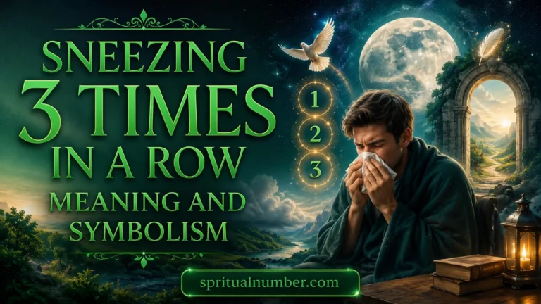 Sneezing 3 Times in a Row Meaning and Symbolism