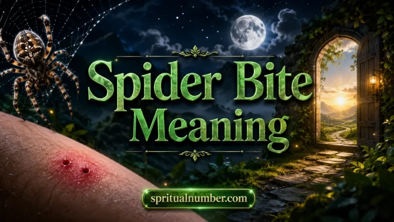 Spider Bite Meaning Symbolism