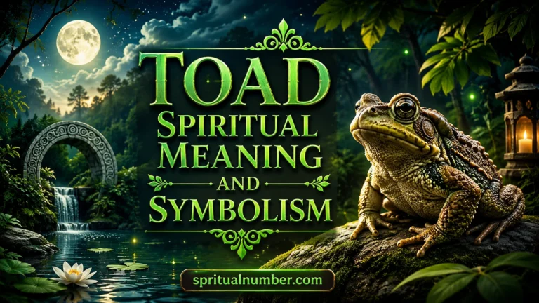 Toad Spiritual Meaning and Symbolism