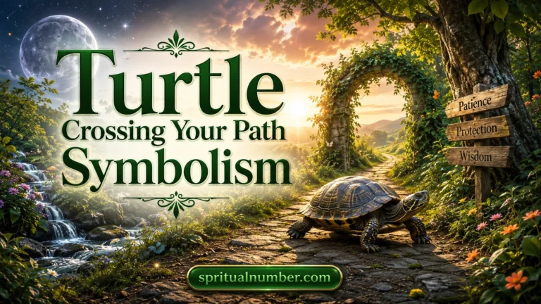 Turtle Crossing Your Path: Meaning and Symbolism