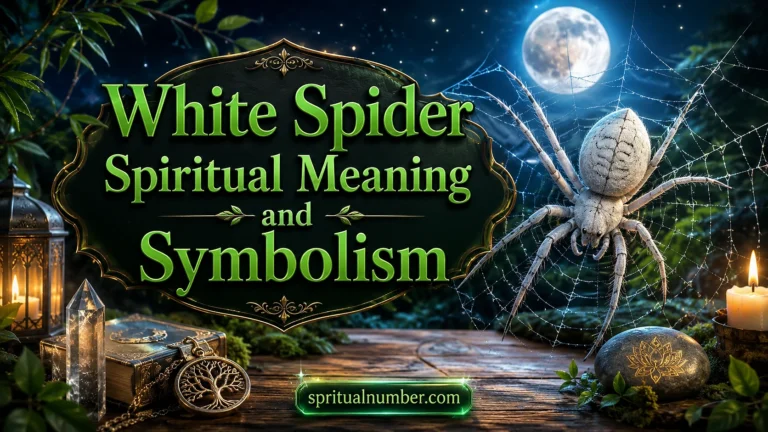 White Spider Spiritual Meaning and Symbolism