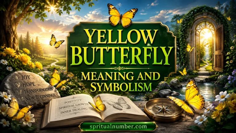 Yellow Butterfly Meaning Symbolism