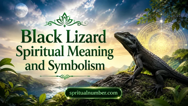 Black Lizard Spiritual Meaning and Symbolism