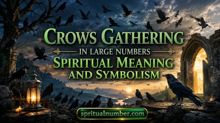 Crows Gathering in Large Numbers Spiritual Meaning and Symbolism
