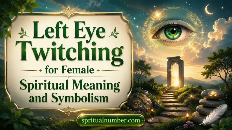Left Eye Twitching for Female Spiritual Meaning and Symbolism