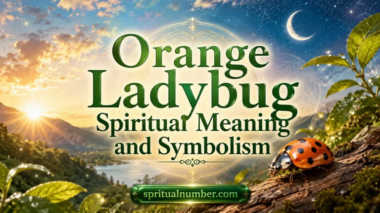 Orange Ladybug Spiritual Meaning and Symbolism