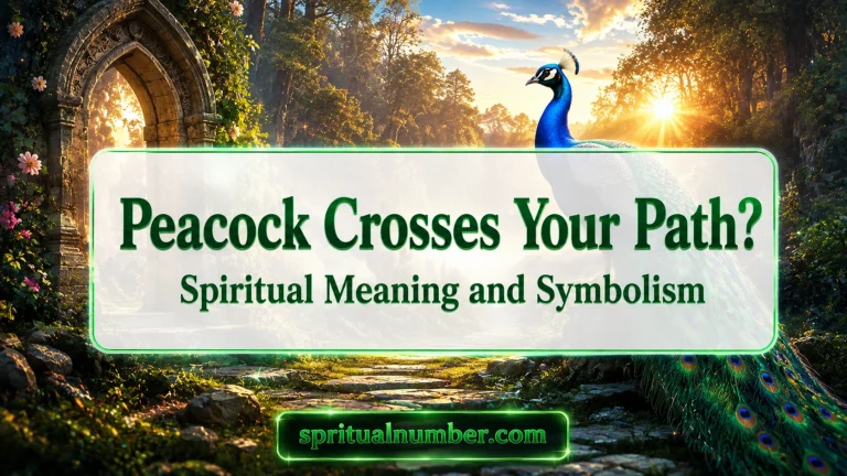 Peacock Crosses Your Path? Spiritual Meaning and Symbolism