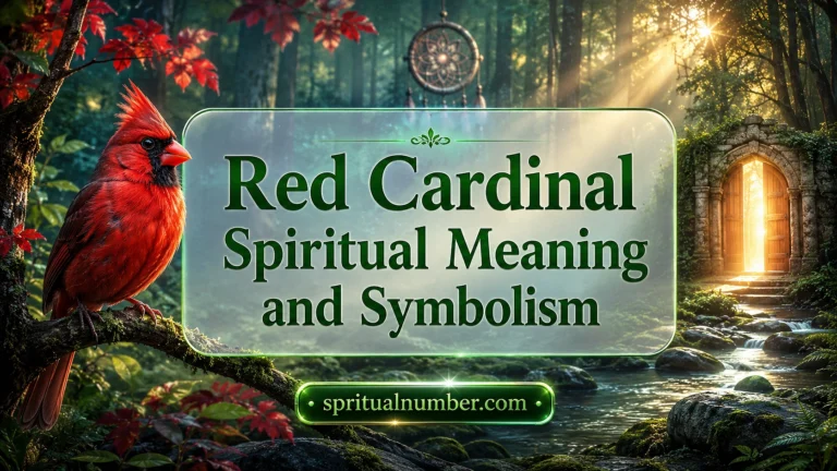 Red Cardinal Spiritual Meaning and Symbolism