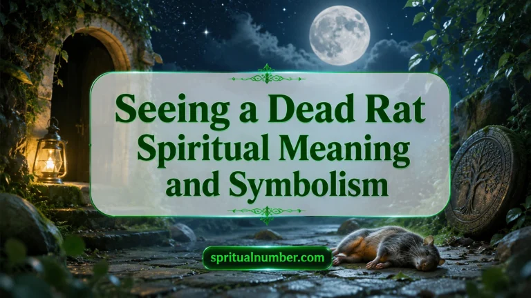 Seeing a Dead Rat Spiritual Meaning and Symbolism
