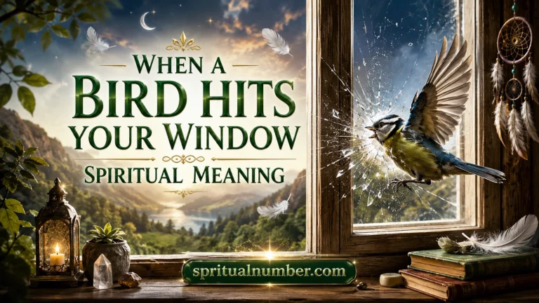 When a Bird Hits Your Window Spiritual Meaning